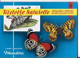 Fiches Didactiques Livret Educatif VOLUMETRIX N°29 Histoire Naturelle Papilons Et Insectes Névroptères Arachnides Et ... - Learning Cards