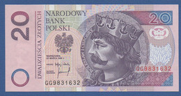 POLAND - P.174a –  20 Złotych 1994 UNC Serie GG9831632 - Pologne