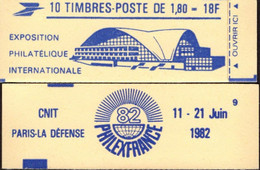 CARNET 2220-C 3 Liberté De Delacroix "PHILEXFRANCE 82" Bleu-foncé, Fermé, Parfait état Bas Prix RARE - Moderne : 1959-...