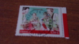 5529 OBLITERATION RONDE  SUR TIMBRE GOMME ORIGINE  CROIX ROUGE - Used Stamps