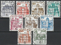 Mi. 532/540 A O - Used Stamps
