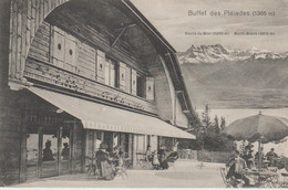 SUISSE . (Vevey) Buffet Des Pléiades (1365 M) Dents Du Midi . Mont Blanc - Vevey