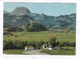 CPM. 15 X 10,5  -  Chapelle  N. D. Des Marches, Près  Broc. Gruyères  Et  Le  Moléson - Broc