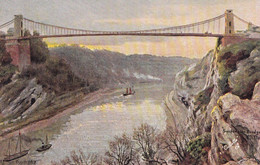 BRISTOL, England, 1900-1910's; Clifton Suspension Bridge, TUCK #7391 - Bristol