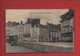 CPA  -  Breteuil  - Rue D'Amiens - Rue De Paris - Breteuil