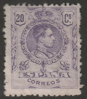 Spain 1921 Sc 317 Espana Ed 272 MH* Crease - Nuevos
