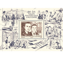 France 2021 Celebrating 75 Years Autumn Philatelic Fair 1946 POST STAMP Ms1v Mnh - Unused Stamps