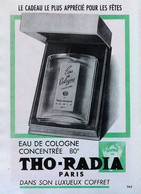 Publicité Papier PARFUM EAU DE COLOGNE THO-RADIA  Décembre 1947 P1062375 - Werbung