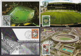 Brazil 2001 / 2012 4 Maximum Card Sport Soccer Team Stadium Vasco Da Gama Flamengo Fluminense América Mineiro - Equipos Famosos