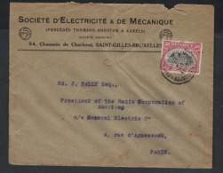 Perforé - Perfin - E M - Société D'Electricité Et De Mécanique - Bruxelles / Brussel à PARIS ; See 3 Scans !  Lot 294 - 1909-34