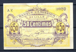 454-Lille 50c 1915 Série AZ - Bonds & Basic Needs
