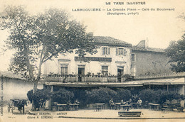 81 - Labruguière - La Grande Place - Café Du Boulevard - Soulignac - Labruguière