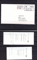 Atm Frama Deutschland Brd R - Brief ABAS  Darmstadt 11  Mit Allen Quittungen Short Trial - Covers & Documents