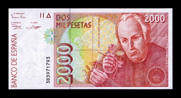 España 2000 Pesetas José Celestino Mutis 1992 (1996) Pick 164 Serie 3B Capicua Radar SC UNC - [ 4] 1975-…: Juan Carlos I.