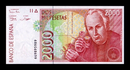 España 2000 Pesetas José Celestino Mutis 1992 (1996) Pick 164 Serie 6G Capicua Radar SC UNC - [ 4] 1975-… : Juan Carlos I