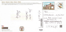 CARTOLINA PRAHA PER ITALIA - Covers & Documents