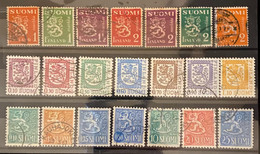 Finland Restje Zegels Used - Collections