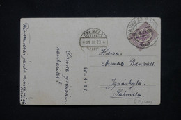 FINLANDE - Affranchissement De Vaunu Sur Carte Postale Pour Salmela En 1923 - L 110203 - Covers & Documents