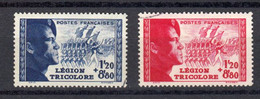 France 1942 Yvert 565 / 566  Oblitérés. Pour La Légion Tricolore - Used Stamps