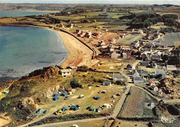 FINISTERE  29  PLOUGASNOU - LE CAMPING DE PRIMEL-TREGASTEL ET LA PLAGE - VUE AERIENNE - Plougasnou