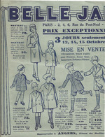 Publicité ,BELLE JARDINIERE, Succursale ANGERS, 440 X 275 Mm, 4 Scans, Frais Fr 2.25 E - Advertising