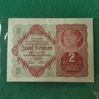 AUSTRIA 2 Kronen 1922 - Autriche