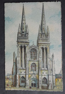 CPA 29 QUIMPER - La Cathédrale - Illustrateur Barday - Réf. I 202 - Quimper
