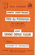 Programme,comité Saint Michel, Fête Du Printemps , 1973, XXVI E Grand Défilé Fleuri , 34 Pages, 8 Scans, Frais Fr 2.95 E - Programmes