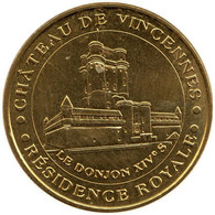 94-0340 - JETON TOURISTIQUE MDP - Château Vincennes - Résidence Royale - 2015.3 - 2015