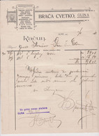 CROATIA  1910 AUSTRIA HUNGARY BRACA CVETKO GLINA Nice Bill Document - Oostenrijk