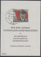 DDR Block 14 - 70. Geburtstag Von Ernst Thälmann - Für Den Aufbau Nationaler Gedenkstätten - 1950-1970