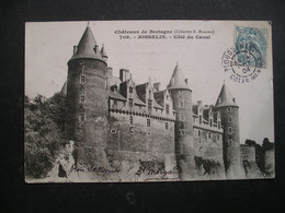 Chateaux De Bretagne Josselin.-Cote Du Canal 1904 - Josselin