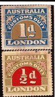 AUSTRALIA - Fx. 246 - Fiscal - Comercio Con Londres - Servicio De Aduana - 1930 - S/g - Fiscale Zegels