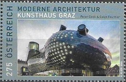 AUSTRIA, 2020, MNH, MODERN ARCHITECURE, GRAZ ARTHOUSE, ART,  1v - Sonstige