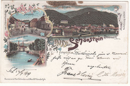ŠOŠTANJ 1899 GRUSS AUS SCHÖNSTEIN STEIERMARK SOSTAN - Slovénie