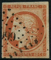 Obl. N°5 40c Orange, Ob PC  - TB - 1849-1850 Ceres