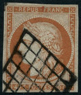 Obl. N°5 40c Orange, Signé Brun  - TB - 1849-1850 Ceres