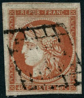 Obl. N°5a 40c Orange Vif - TB - 1849-1850 Ceres