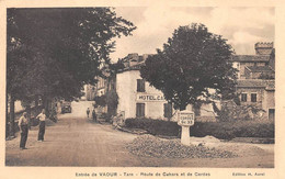 TARN  81    VAOUR  ENTREE  ROUTE DE CAHORS ET DE CORDES - Vaour