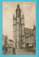 * Halle - Hal (Vlaams Brabant) * (Nels, Série Hal, Nr 4) La Tour De L'église Notre Dame, Statue, Church, Old, Rare - Halle
