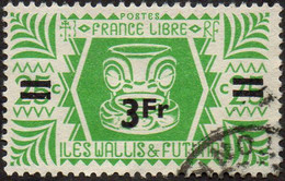 Wallis Et Futuna Obl. N°  153 - Série De Londres. 3f Sur 25c Vert-jaune - Gebruikt