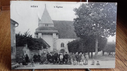 CPA .  Héry (yonne)  L'église.... (1912) (S45-21) - Hery