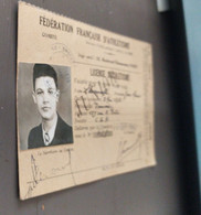 LICENCE SPORT FEDERATION FRANCAISE D'ATHLETISME 1942 - 1943 Timbre Licence - Athlétisme