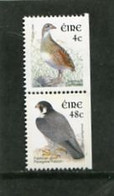 IRELAND/EIRE - 2003  4c + 48c  BIRDS  PAIR SMALLER SIZE EX BOOKLET MINT NH - Unused Stamps