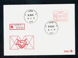 België FDC ATM1 Perfect - Briefe U. Dokumente