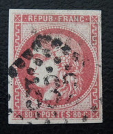 &IBF 150E& FRANCE YVERT 49, MICHEL 44 FINE  USED. - 1870 Bordeaux Printing
