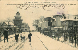HAUTS DE SEINE  CHATILLON  La Tour Biret Sous La Neige - Châtillon