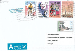 Belgique Cover To Portugal - Covers & Documents
