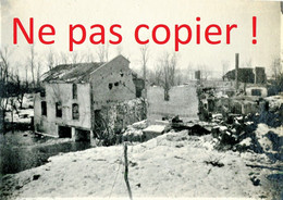 PETITE PHOTO FRANÇAISE Du 29e RI - LE MOULIN DE VILLE SUR TOURBE PRES DE MASSIGES MARNE - GUERRE 1914 1918 - 1914-18