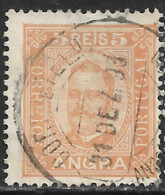 Angra – 1892 King Carlos 5 Réis Used Stamp - Angra